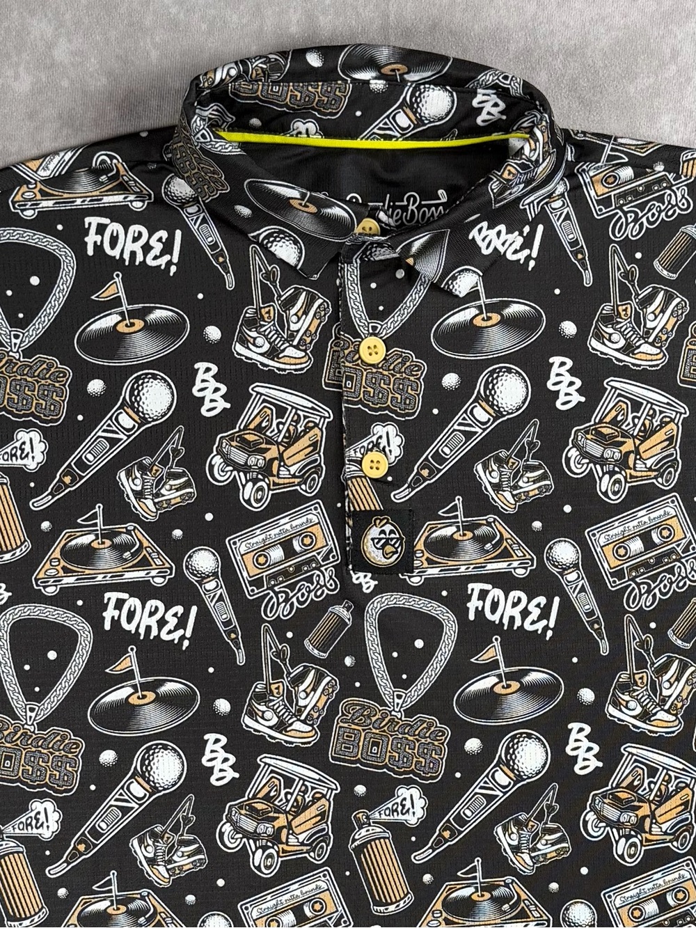 Birdie Boss Men’s XL Graphic Golf Polo